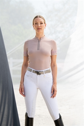 Pikeur Selection Zip Ridebluse - Rosa